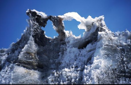 Výstup na Iztaccíhuatl  - na ledovci